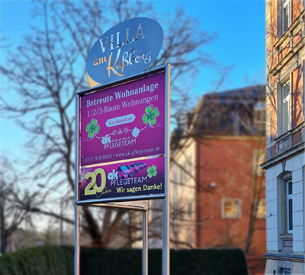 Villa am Kaßberg Schild